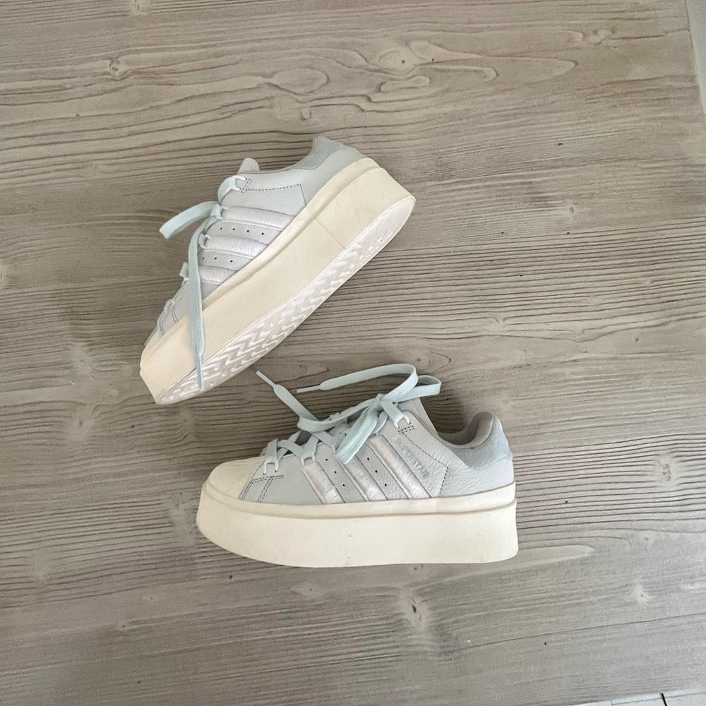 FINAL SALE-ADIDAS ORIGINALS- Superstar Bonega Sneakers- Size 5.5 - Picture 2 of 10